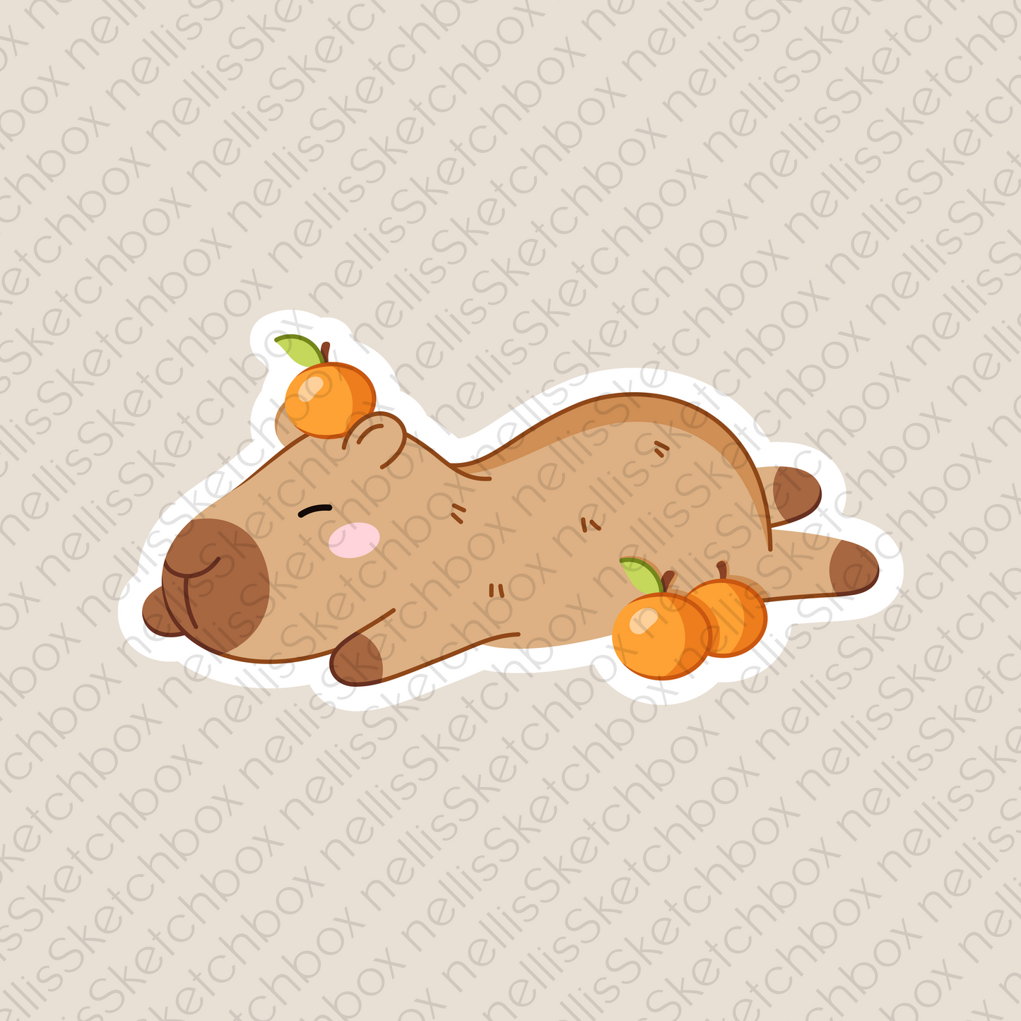 Vinyl Sticker - Capybara_03