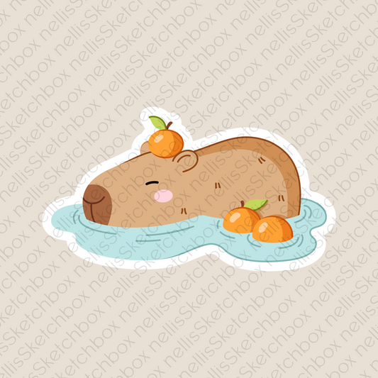 Vinyl Sticker - Capybara_05