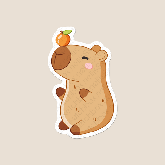 Vinyl Sticker - Capybara5