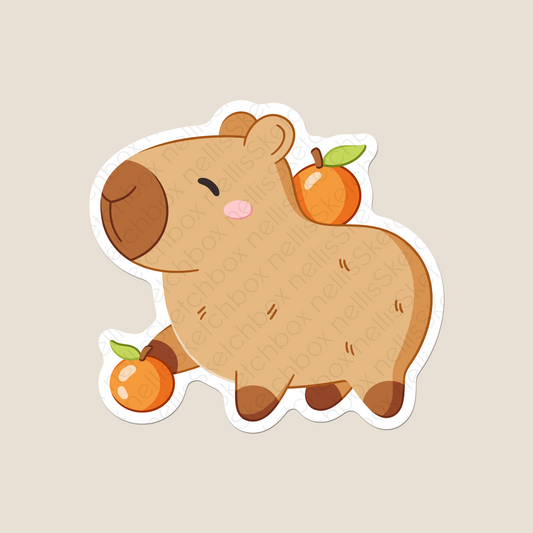 Vinyl Sticker - Capybara8