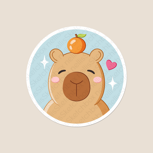 Vinyl Sticker - Capybara3
