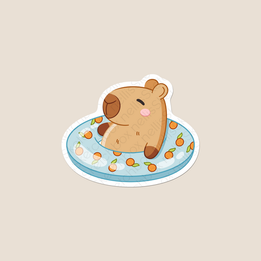 Vinyl Sticker - Capybara9