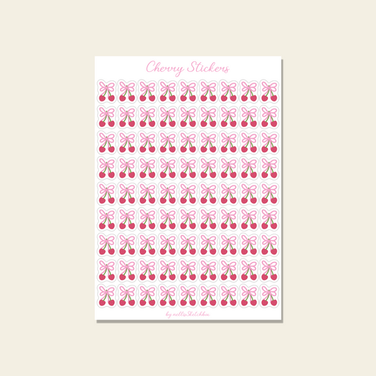Sticker Sheet - Cherries