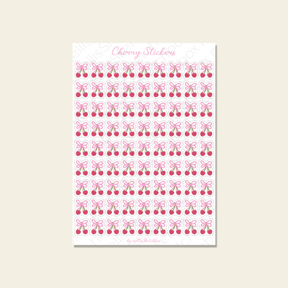 Sticker Sheet - Cherries