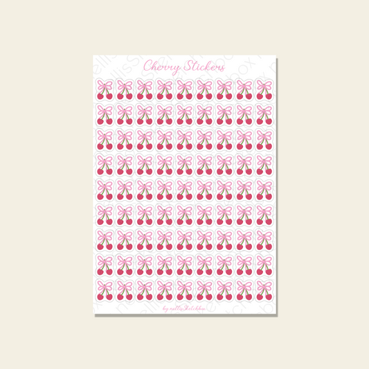 Sticker Sheet - Cherries