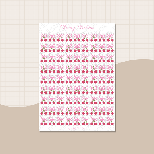 Sticker Sheet - Cherries