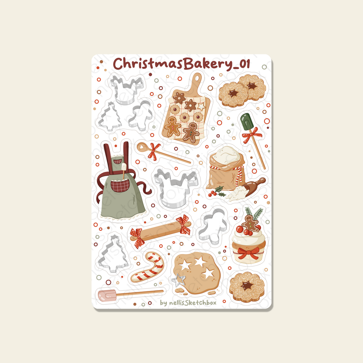 Sticker Sheet - ChristmasBakery_01