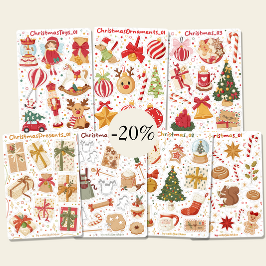 Sticker Sheet Bundle - Christmas