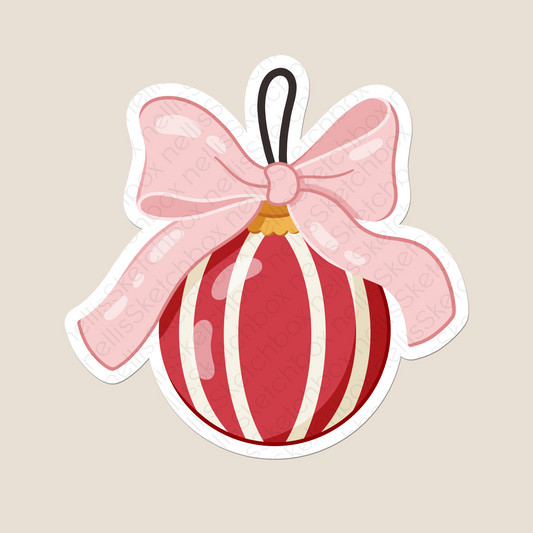 Vinyl Sticker - ChristmasTreeBauble