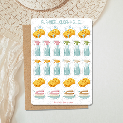 Planner Stickers - Cleaning_01