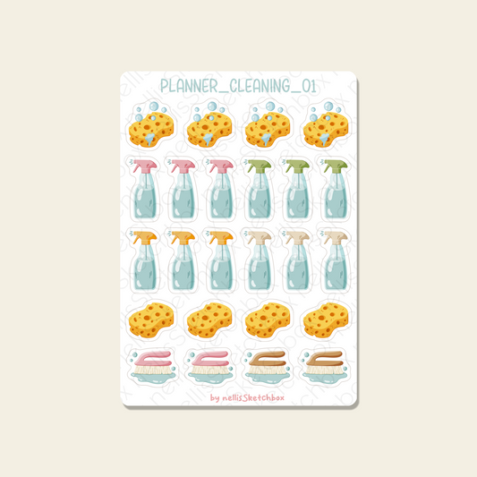Planner Stickers - Cleaning_01