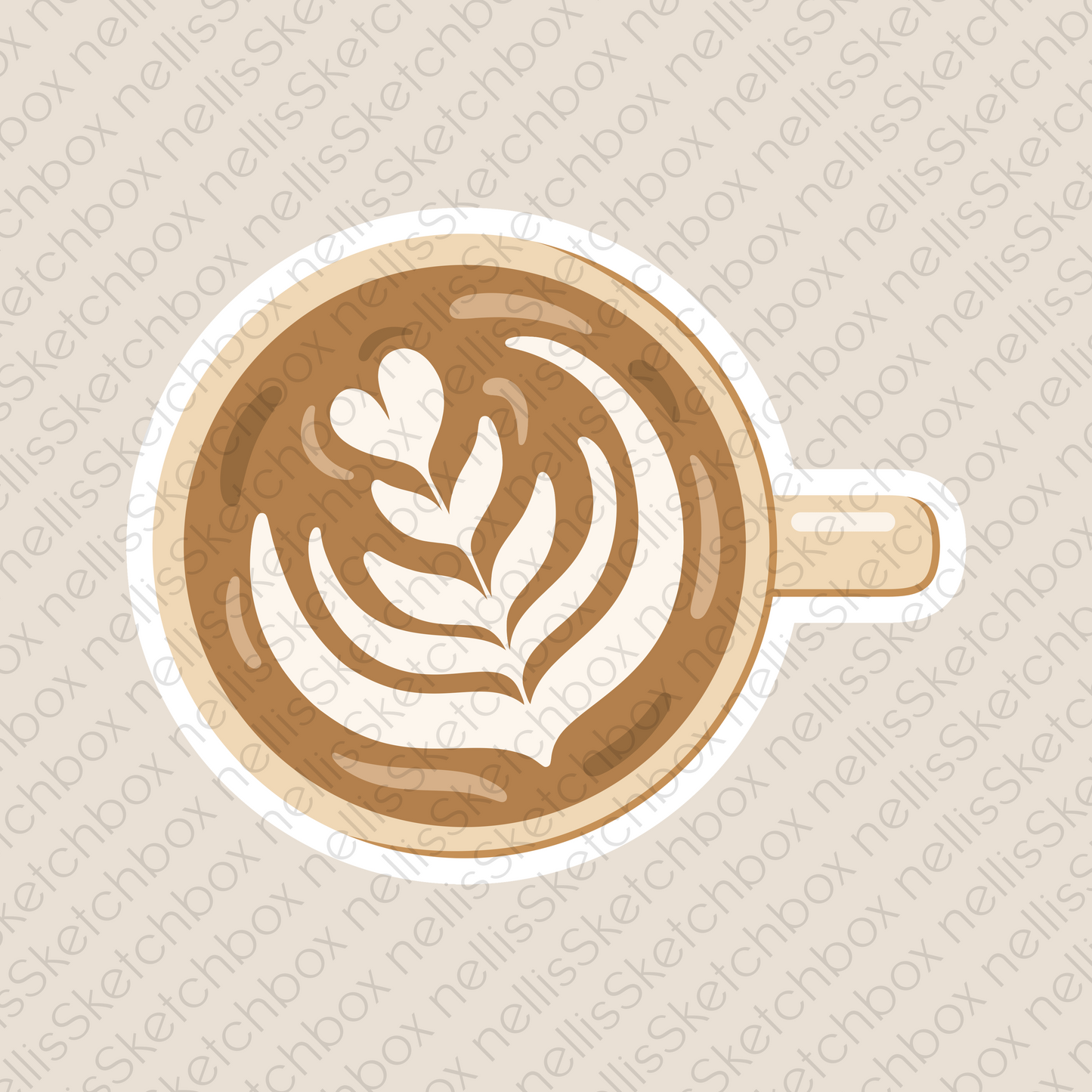 Vinyl Sticker - Coffee