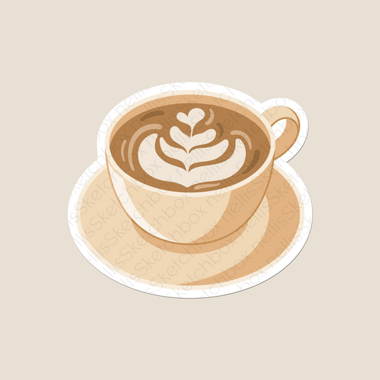 Vinyl Sticker - CoffeBeige