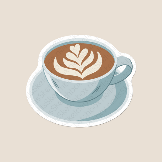 Vinyl Sticker - CoffeeBlue