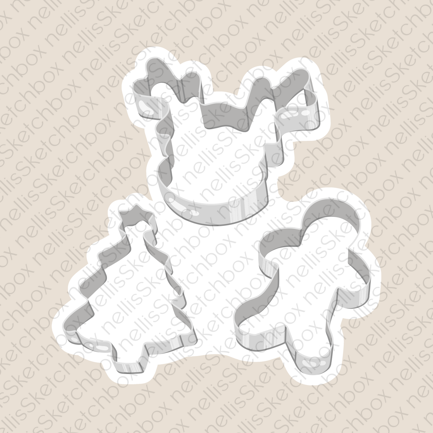 Vinyl Sticker - CookieCutters