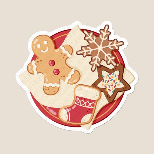 Vinyl Sticker - ChristmasCookies