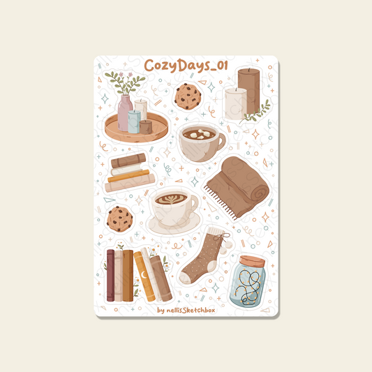 Sticker Sheet - CozyDays_01