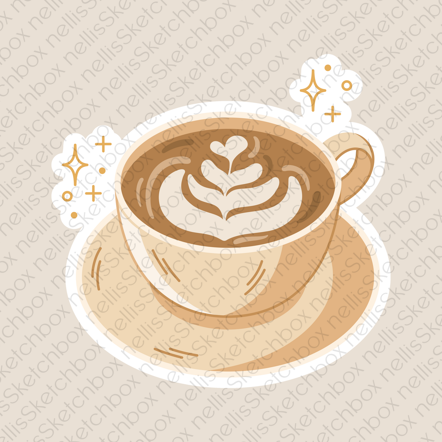 Vinyl Sticker - CupOfCoffee