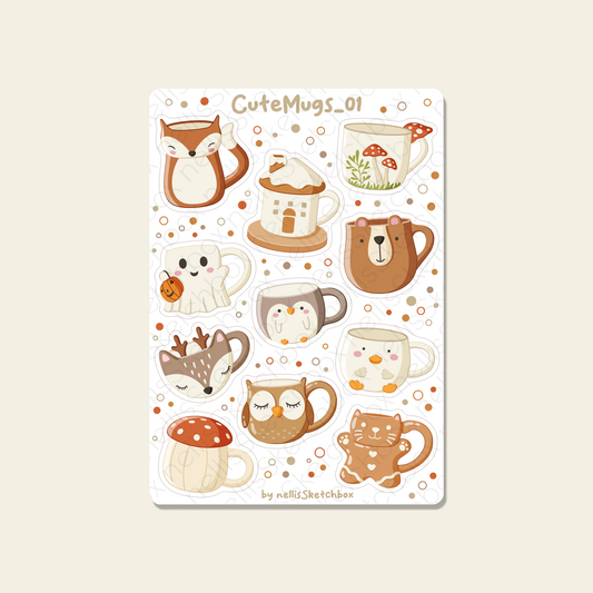 Sticker Sheet - CuteMugs_01