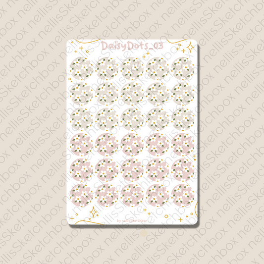 Sticker Sheet -  DaisyDots_03