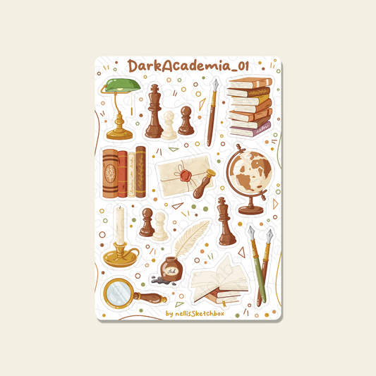 Sticker Sheet - DarkAcademia_01