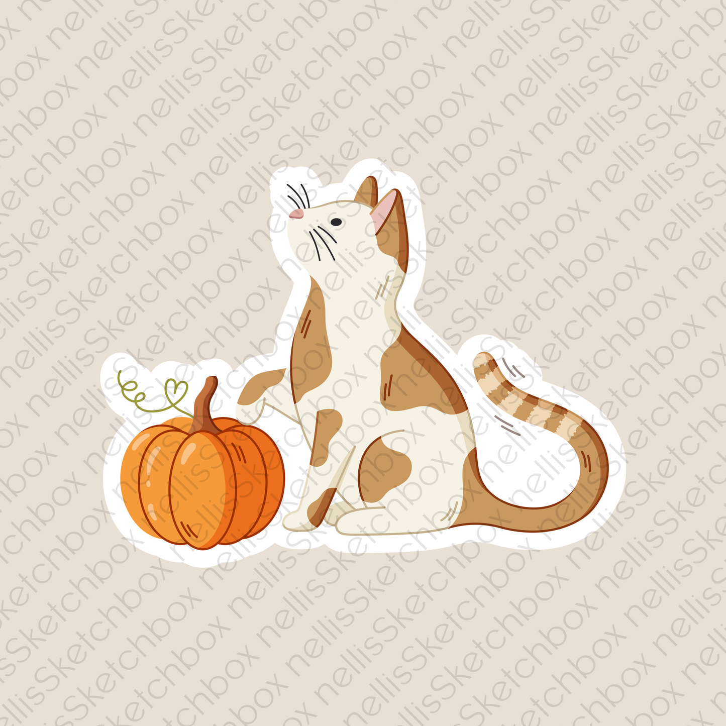 Vinyl Sticker - AutumnCat