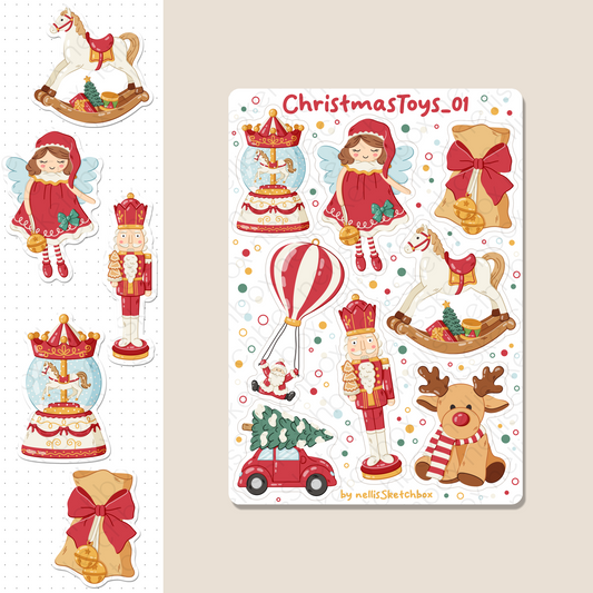 Digital Stickers - ChristmasToys_01