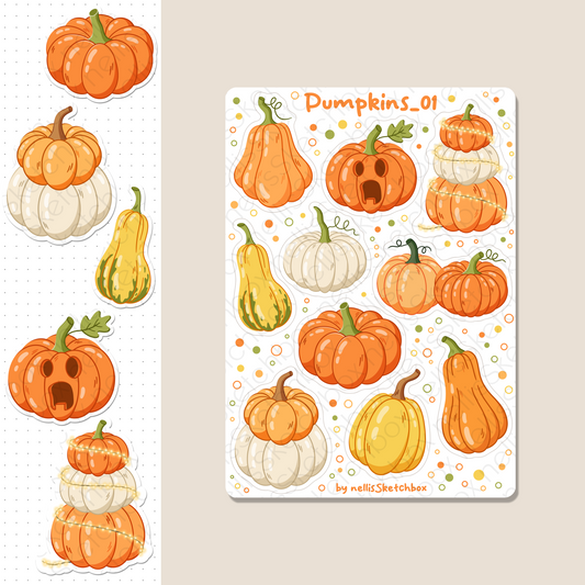 Digital Stickers - Pumpkins_01