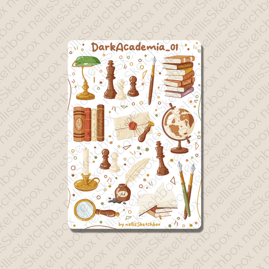 Digital Stickers - DarkAcademia_01