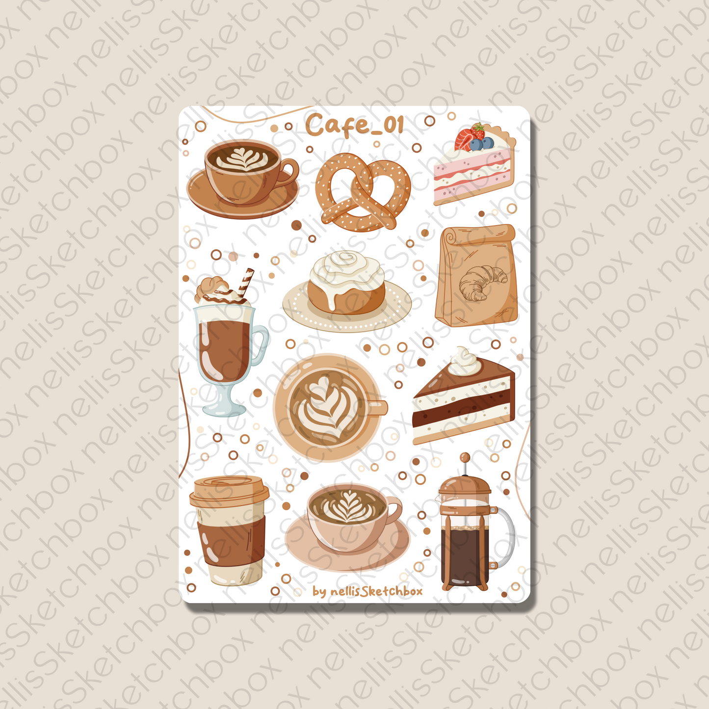 Sticker Sheet - Cafe_01