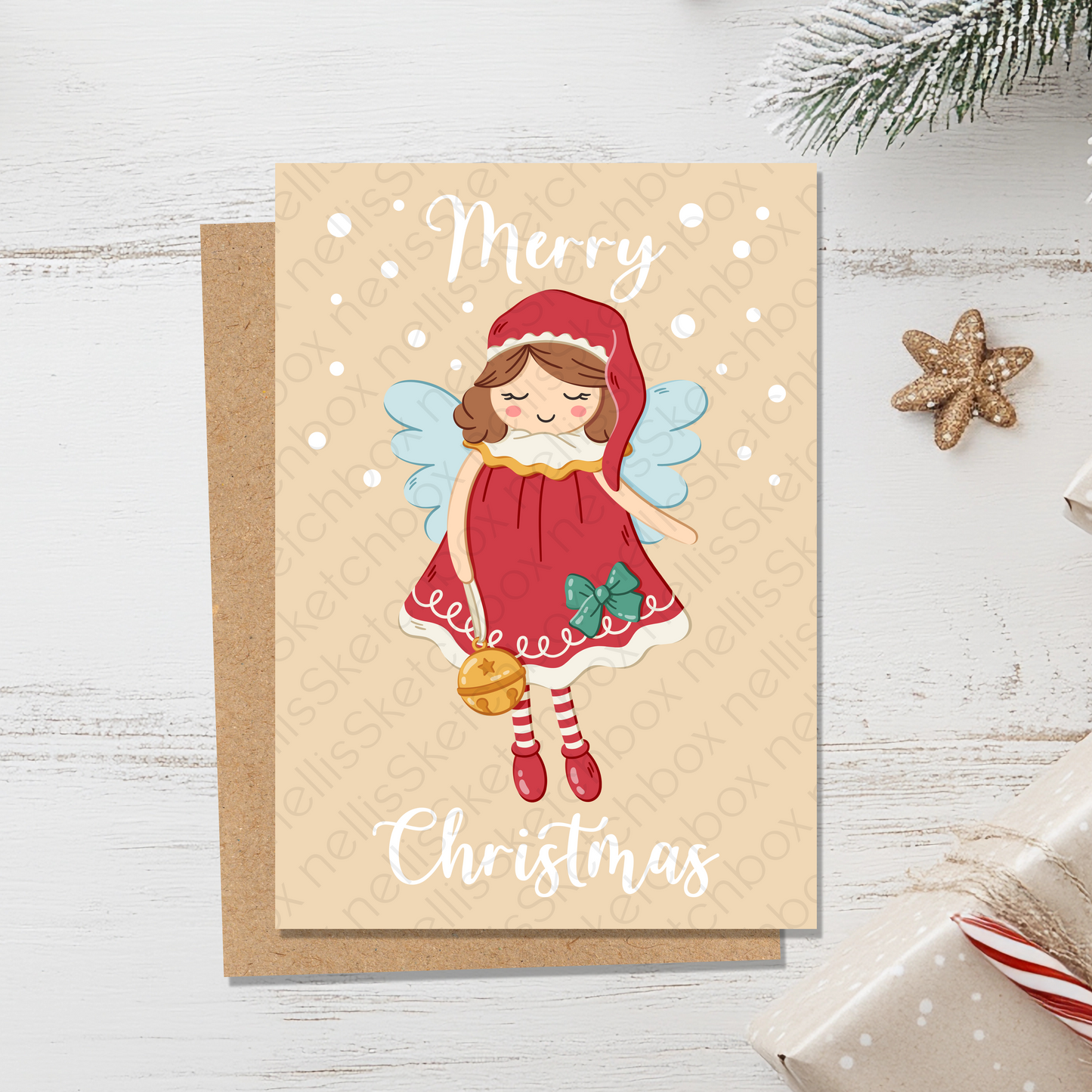 Postcard - ChristmasDoll