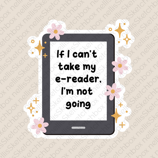 Vinyl Sticker - E-reader