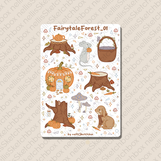 Sticker Sheet - FairytaleForest_01