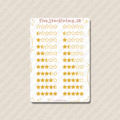 Digital Stickers - FiveStarRating