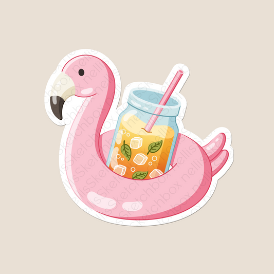 Vinyl Sticker - Flamingo