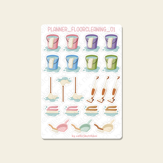 Planner Stickers - FloorCleaning_01
