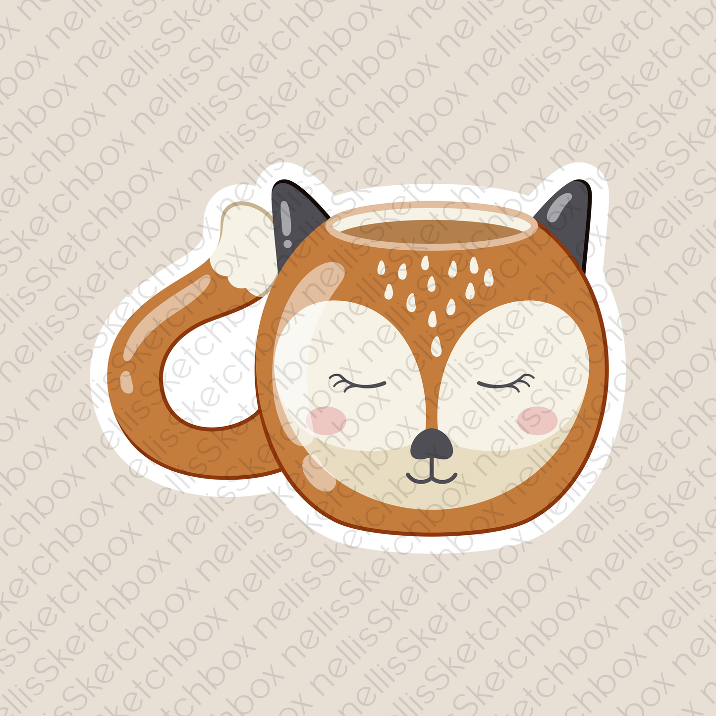 Vinyl Sticker - FoxMug