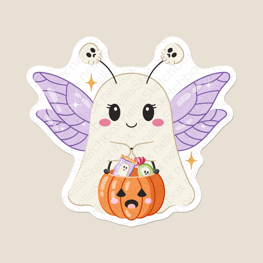 Vinyl Sticker - GhostMoth