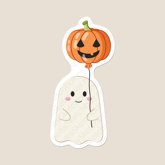 Vinyl Sticker - GhostPumpkin