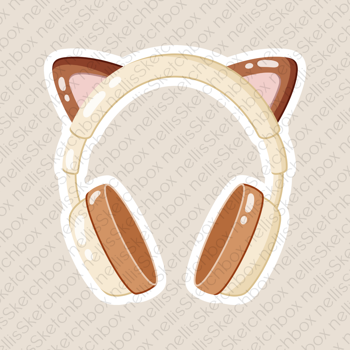 Vinyl Sticker - HeadPhones