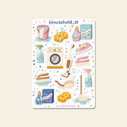 Sticker Sheet - Household_01