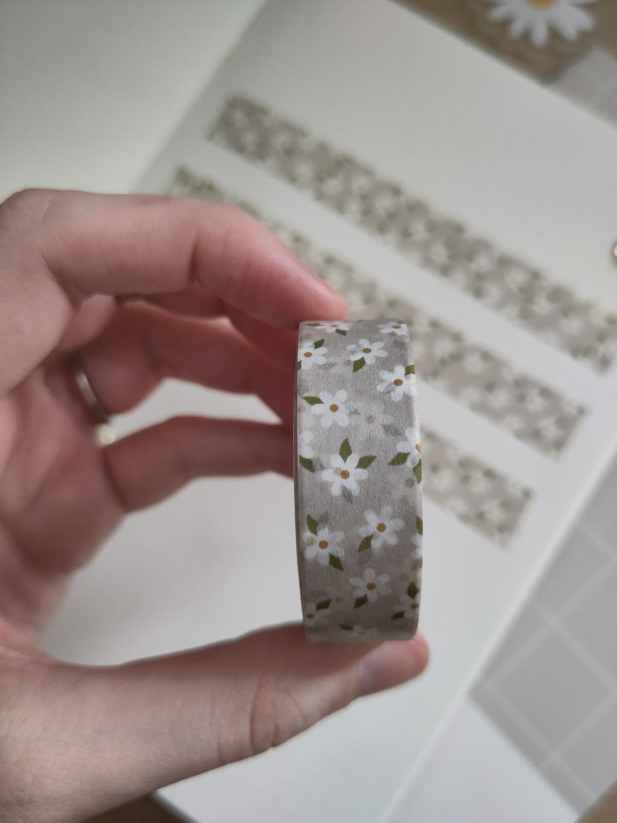 Washi Tape - Daisy Gray