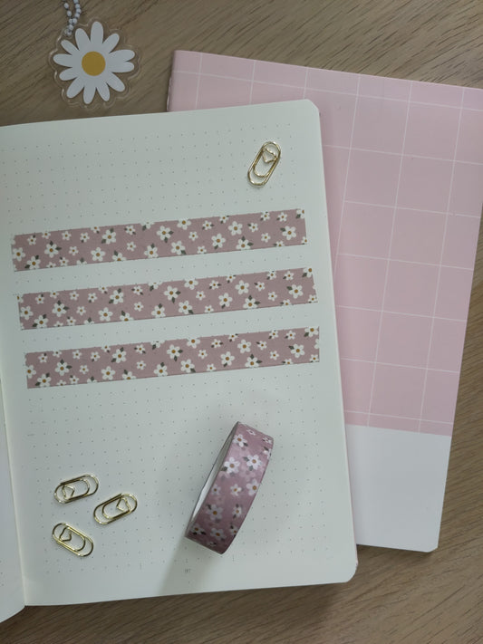 Washi Tape - Daisy Pink