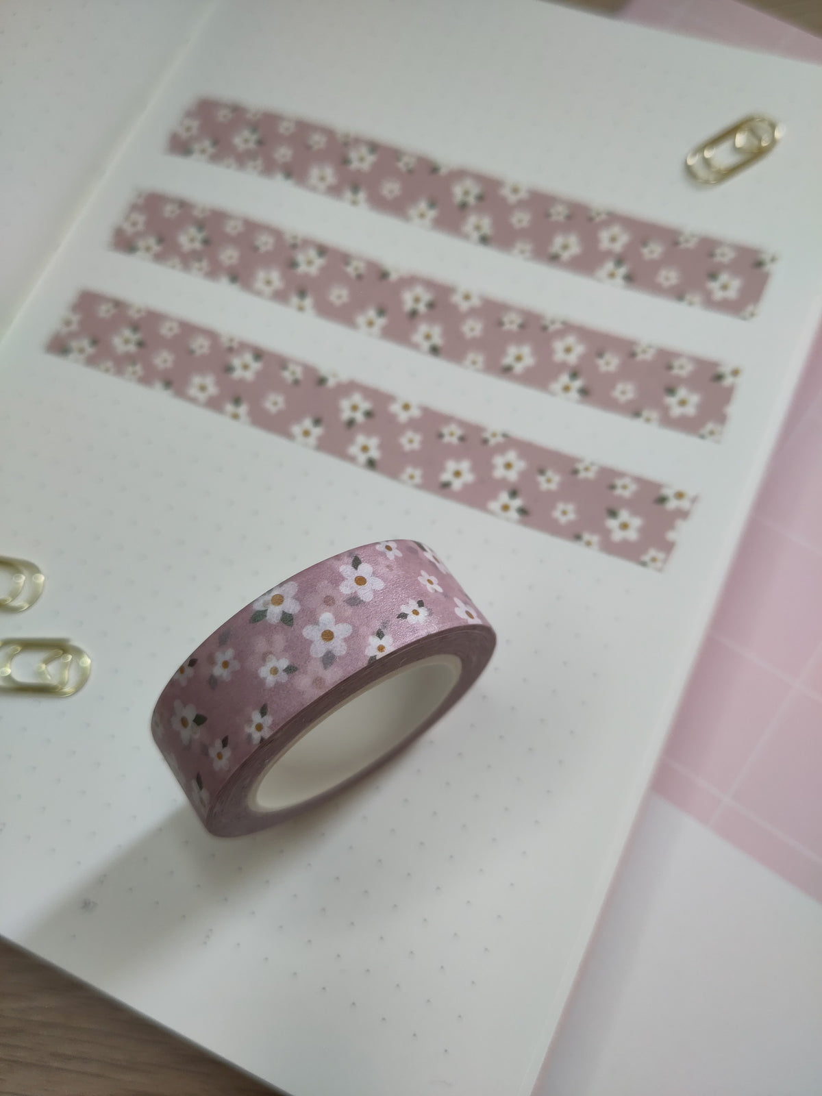 Washi Tape - Daisy Pink