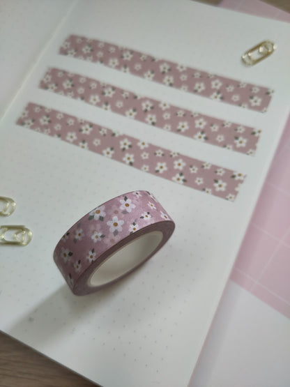 Washi Tape - Daisy Pink