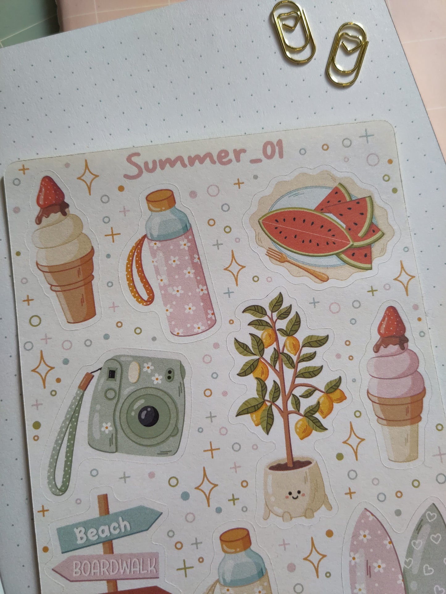 Sticker Sheet - Summer_01