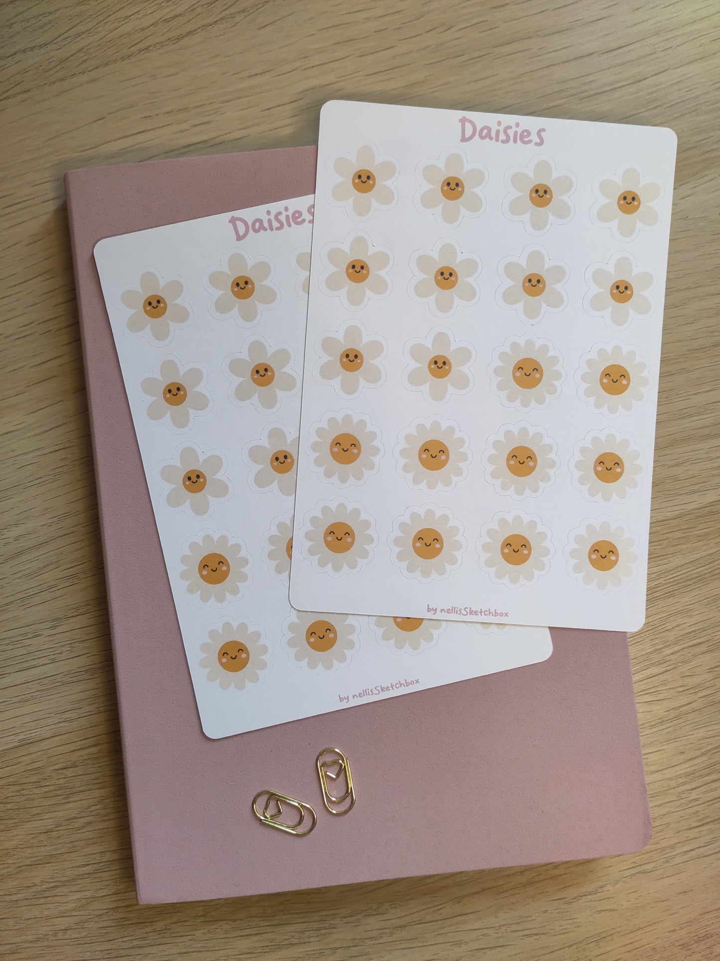 Sticker Sheet - Daisies