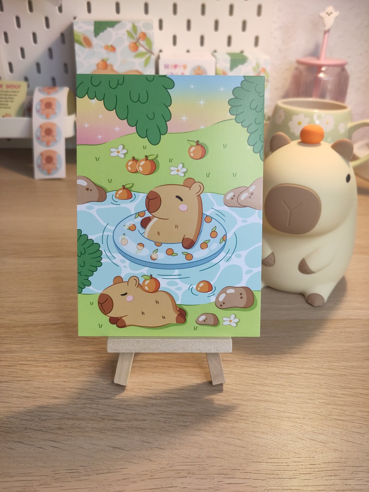 Postcard - Capybaras