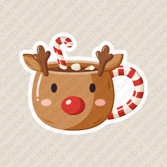 Vinyl Sticker - ChristmasMug