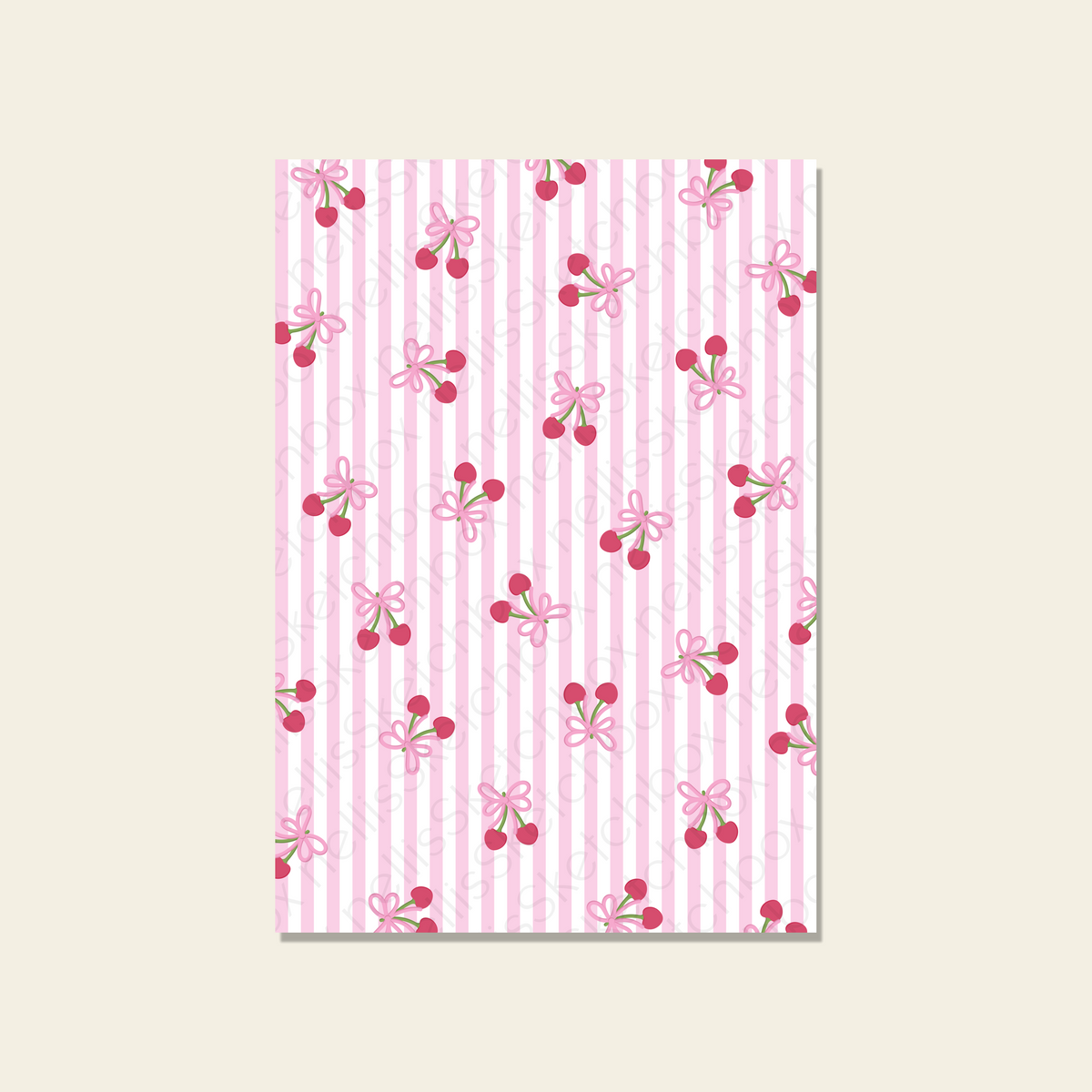 ScrapbookPaper - Cherries